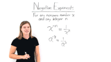 What Do You Do With a Negative Exponent?