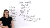 How Do You Factor a Polynomial Using Sum of Cubes?