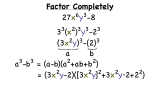 How Do You Factor a Polynomial Using Difference of Cubes?