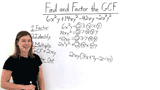 How Do You Factor the Greatest Common Factor out of a Polynomial?