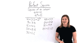 What's a Perfect Square?