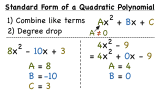 What is the Standard Form of a Quadratic?