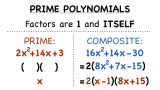 What's a Prime Polynomial?