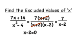 How Do You Find Excluded Values?