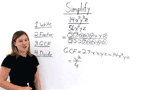 How Do You Divide Monomials Using the Greatest Common Factor?