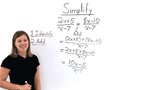 How Do You Add Two Rational Expressions with the Same Denominator?