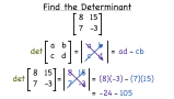 How Do You Find the Determinant of a 2x2 Matrix?