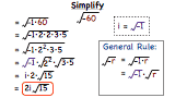 How Do You Simplify the Square Root of a Negative Number?