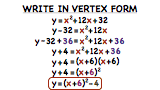 How Do You Convert a Quadratic from Standard Form to Vertex Form by Completing the Square?