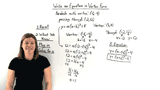 How Do You Write a Quadratic Equation in Vertex Form if You Have the Vertex and Another Point?