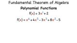 What is the Fundamental Theorem of Algebra?