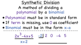 What is Synthetic Division?