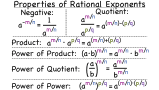 What are the Properties of Rational Exponents?