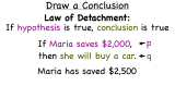 How Do You Use the Law of Detachment to Draw a Valid Conclusion?
