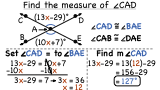 How Do You Use Vertical Angles to Find Angle Measures Using Algebra?
