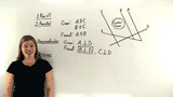How Do You Use Parallel and Perpendicular Theorems to Prove a Relationship Between Two Lines?