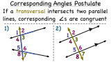 What is the Corresponding Angles Postulate?