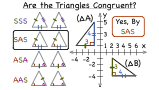 How Do You Determine if Triangles on the Coordinate Plane are Congruent?
