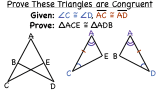 How Do You Prove that Two Overlapping Triangles are Congruent?
