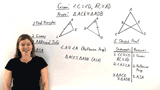 How Do You Prove that Two Overlapping Triangles are Congruent?
