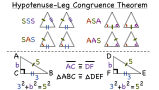 What is the Hypotenuse-Leg Congruence Theorem?