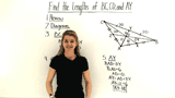 How Do You Use the Centroid to Find Segment Lengths in a Triangle?