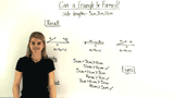 How Do You Determine Whether a Triangle Can Be Formed Given Three Side Lengths?