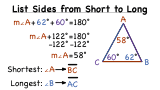 How Do You Put the Sides of a Triangle in Order According to Size if You Know Two Angles of the Triangle?