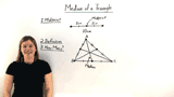 What is a Median of a Triangle?