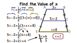 How Do You Find a Value for a Variable in a Trapezoid?