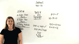 How Do You Subtract Whole Numbers?