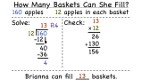 How Do You Solve a Word Problem by Dividing Whole Numbers?