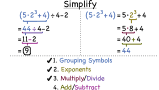 How Do You Simplify an Expression Using the Order of Operations with Exponents?