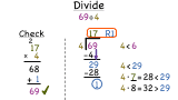 How Do You Divide a Two-Digit Number by a One-Digit Number With a Remainder?