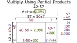 How Do You Multiply a Two-Digit Number by a Two-Digit Number Using Partial Products?