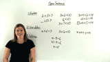 What is an Open Sentence?