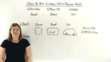 How Do You Determine the Best Customary Units to Measure a Weight?