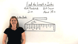 How Do You Measure an Object in Inches Using a Ruler?