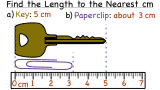 How Do You Measure an Object to the Nearest Centimeter Using a Ruler?