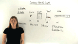 What are the Customary Units of Length?