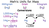 What are the Metric Units of Mass?