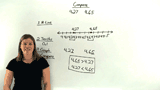 How Do You Compare Two Decimals Using a Number Line?