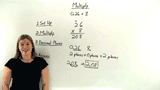 How Do You Multiply a Decimal by a Whole Number?