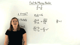 How Do You Find a Missing Value to Make Two Fractions Equivalent?