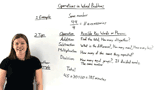 How Do You Determine Which Operations to Use in a Word Problem?