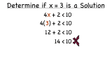 How Do You Determine if a Value is a Solution to an Inequality?