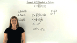 How Do You Convert a Temperature from Fahrenheit to Celsius?