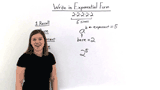 How Do You Convert a Number in Expanded Form into Exponential Form?