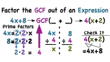 How Do You Factor a Greatest Common Factor Out of an Expression?