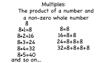 What is a Multiple?